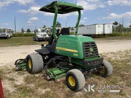 (Westlake, FL) 2009 John Deere 7707 Precision Cut Lawn Mower Runs, Moves, & Operates