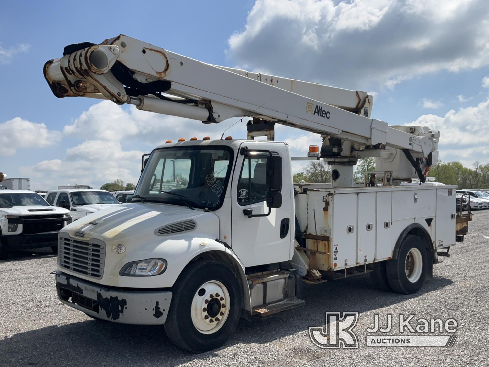 (Verona, KY) Altec TA60, Articulating & Telescopic Bucket Truck rear mounted on 2016 Freightliner M2