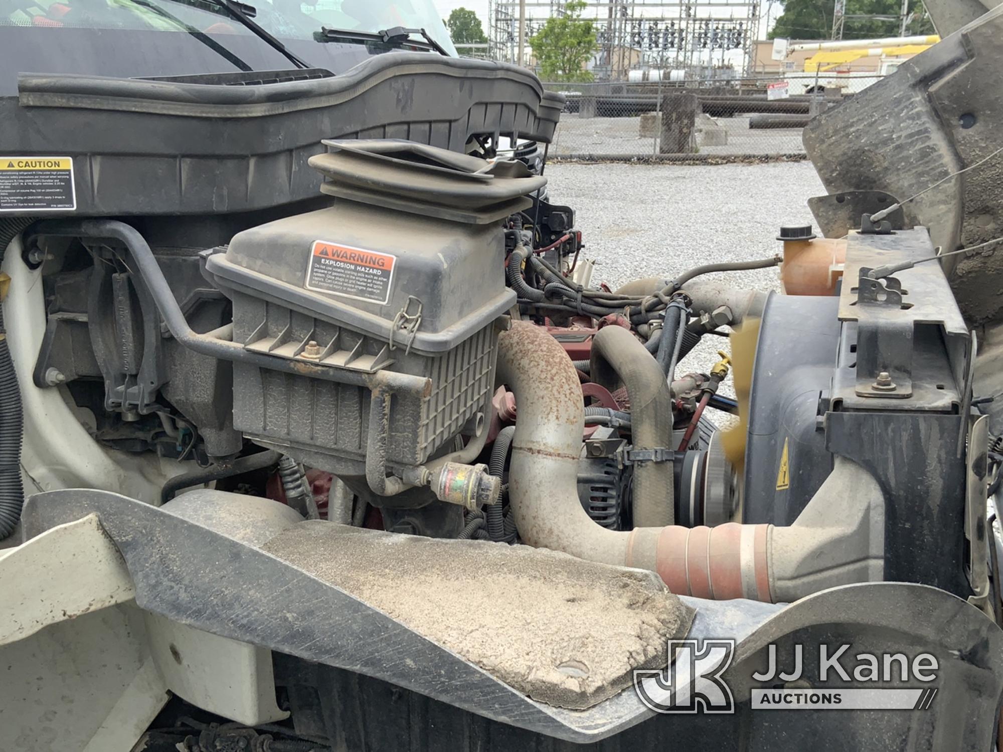 (New Tazewell, TN) Terex/Telelect Hi-Ranger HRX-55, Material Handling Bucket Truck rear mounted on 2