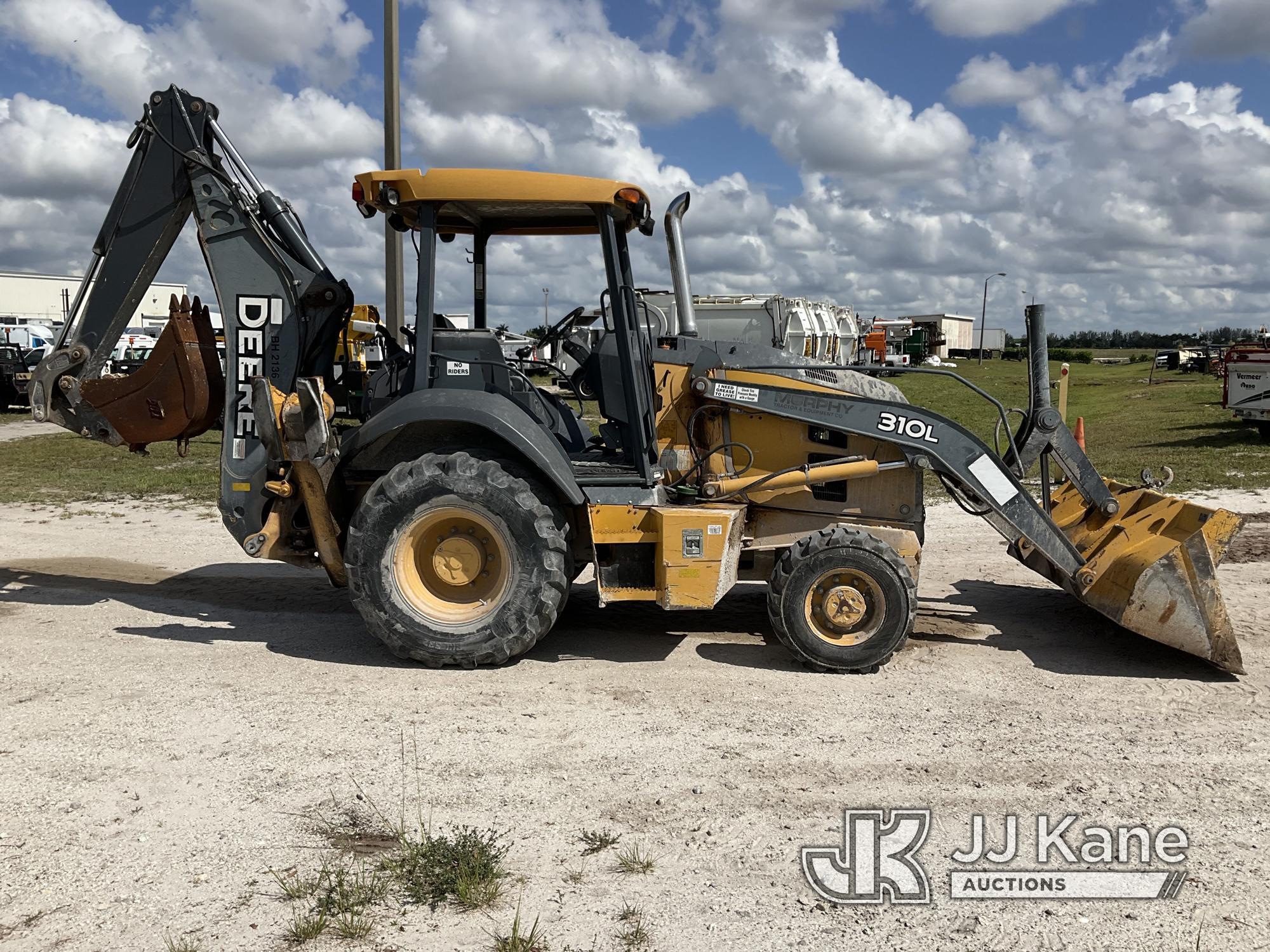 (Westlake, FL) 2015 John Deere 310L 4x4 Tractor Loader Backhoe Runs & Moves, Loader & Backhoe Operat