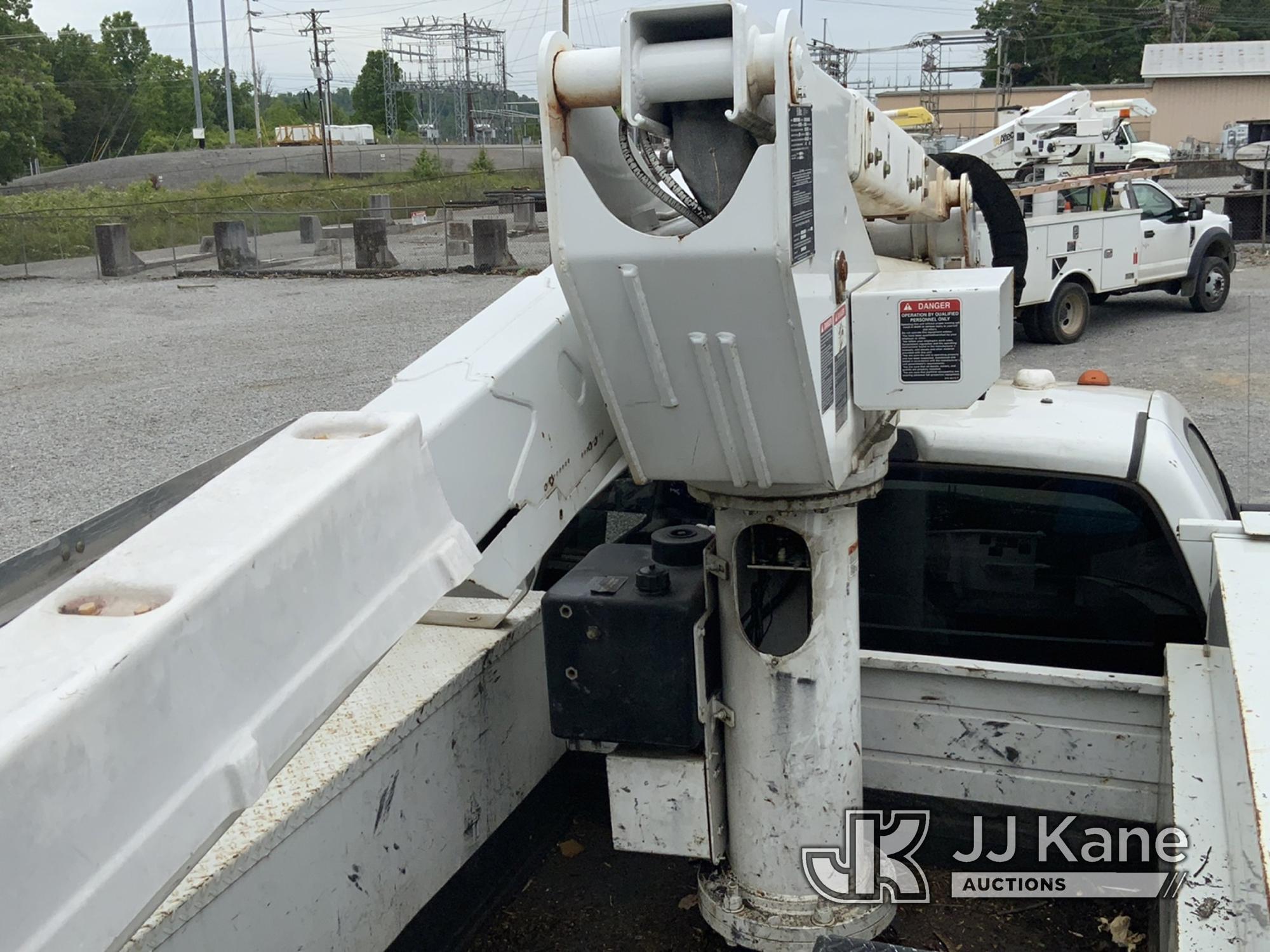 (New Tazewell, TN) Altec AT37G, Articulating & Telescopic Bucket Truck mounted behind cab on 2010 Do