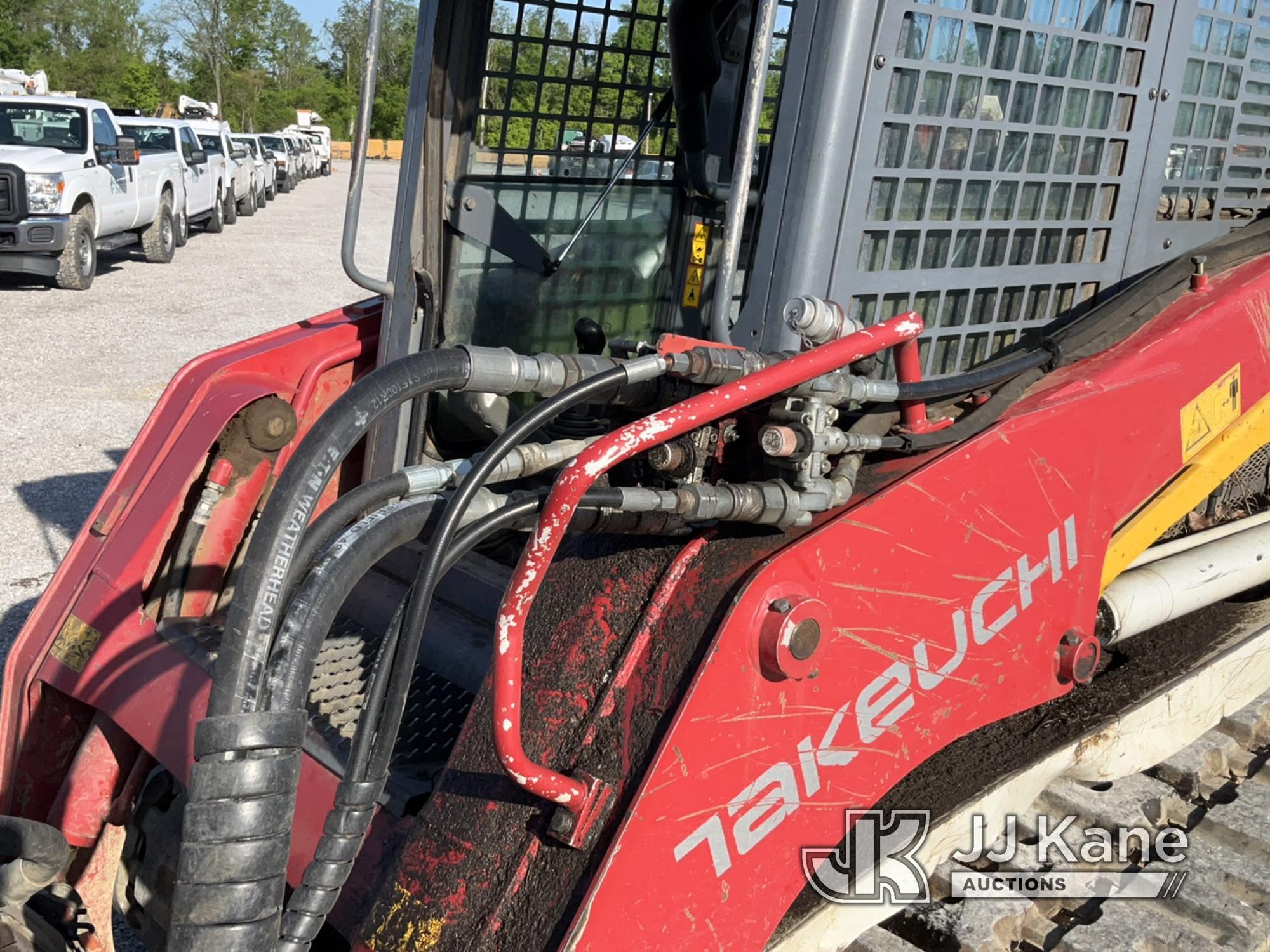 (Verona, KY) 2013 Takeuchi TL12 Crawler Shredder/Mulcher, To Be Sold with Lot# V242T Runs, Moves & O