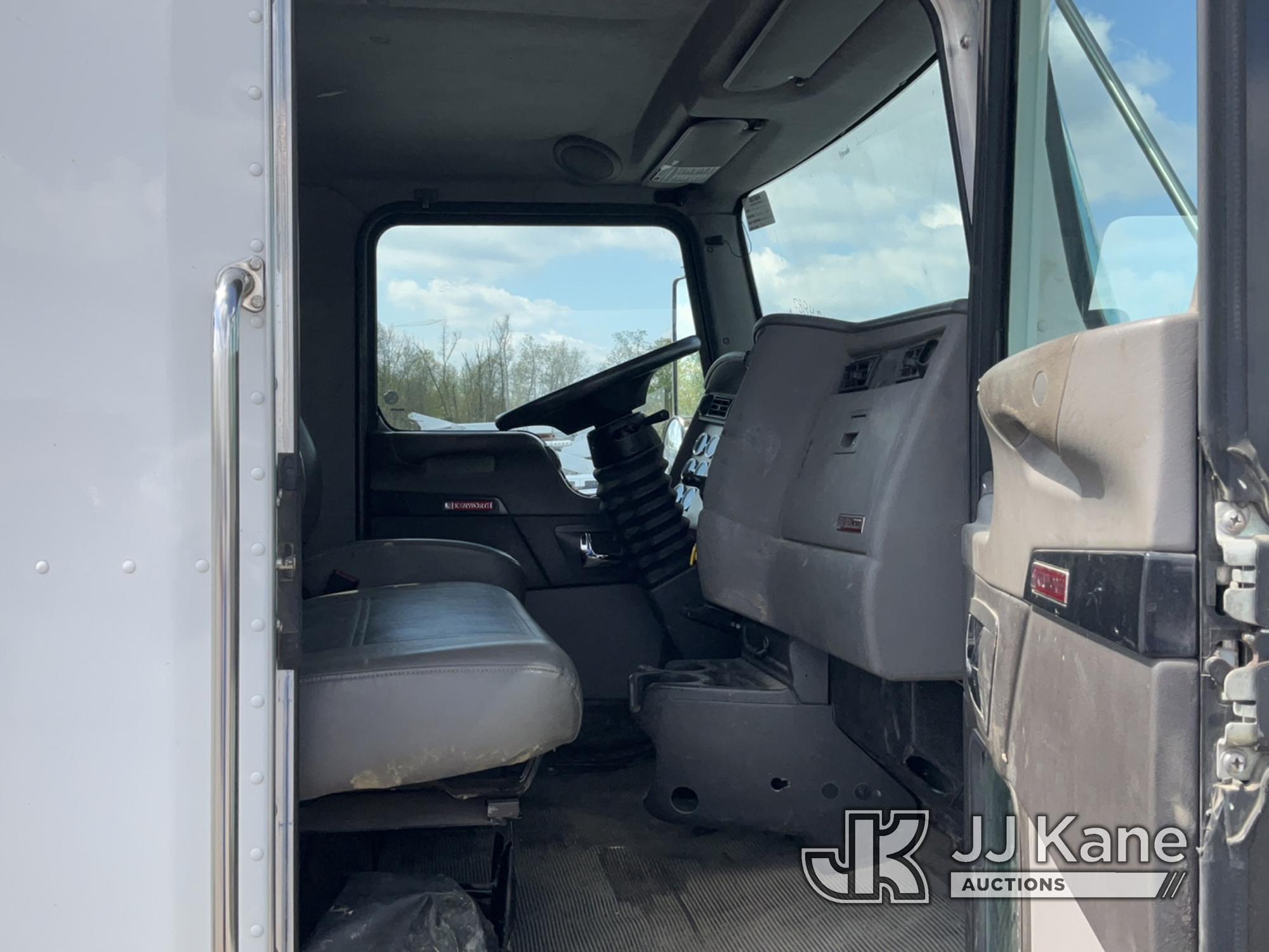 (Verona, KY) Altec DC47-TR, Digger Derrick rear mounted on 2017 Kenworth T300 Utility Truck Runs, Mo