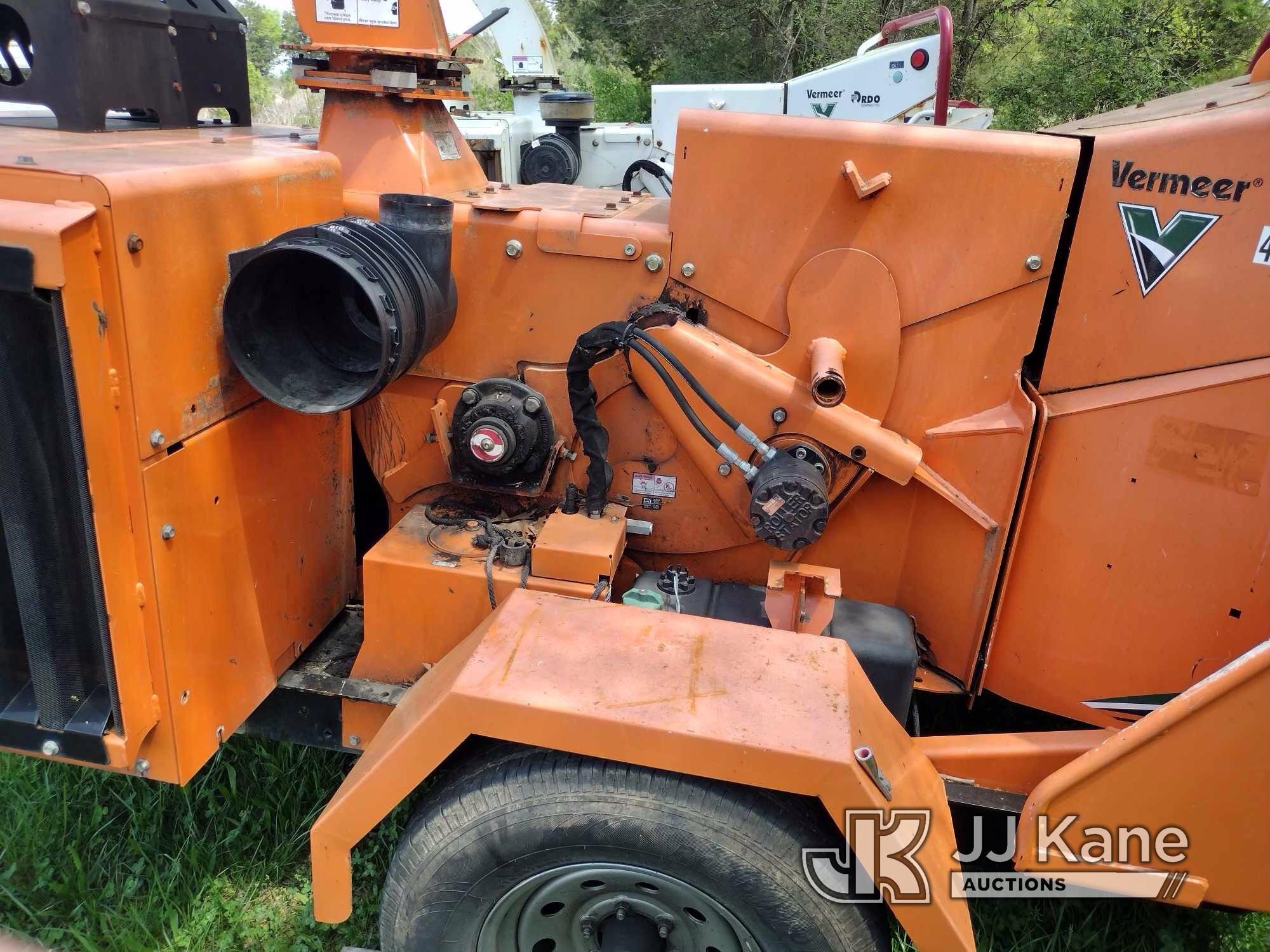 (Kodak, TN) 2015 Vermeer BC1000XL Chipper (12in Drum) No Title) (Not Running, Condition Unknown, Rus