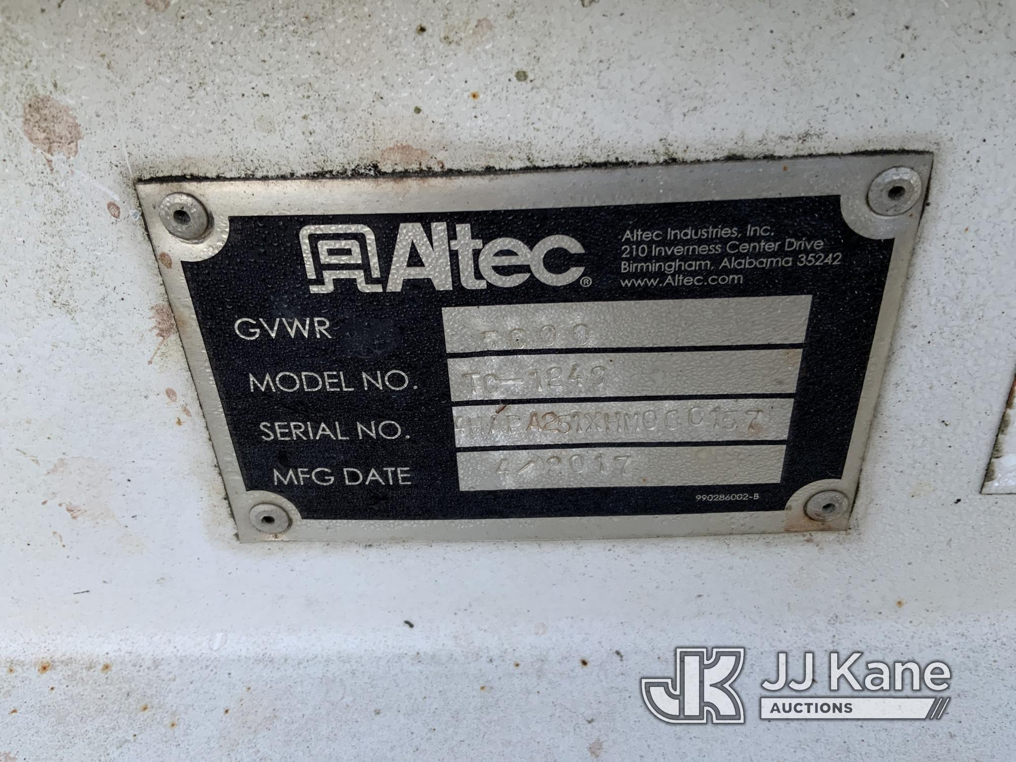 (Westlake, FL) 2017 Altec TC 1249 S/A Material Trailer Rust) (FL Residents Purchasing Titled Items -