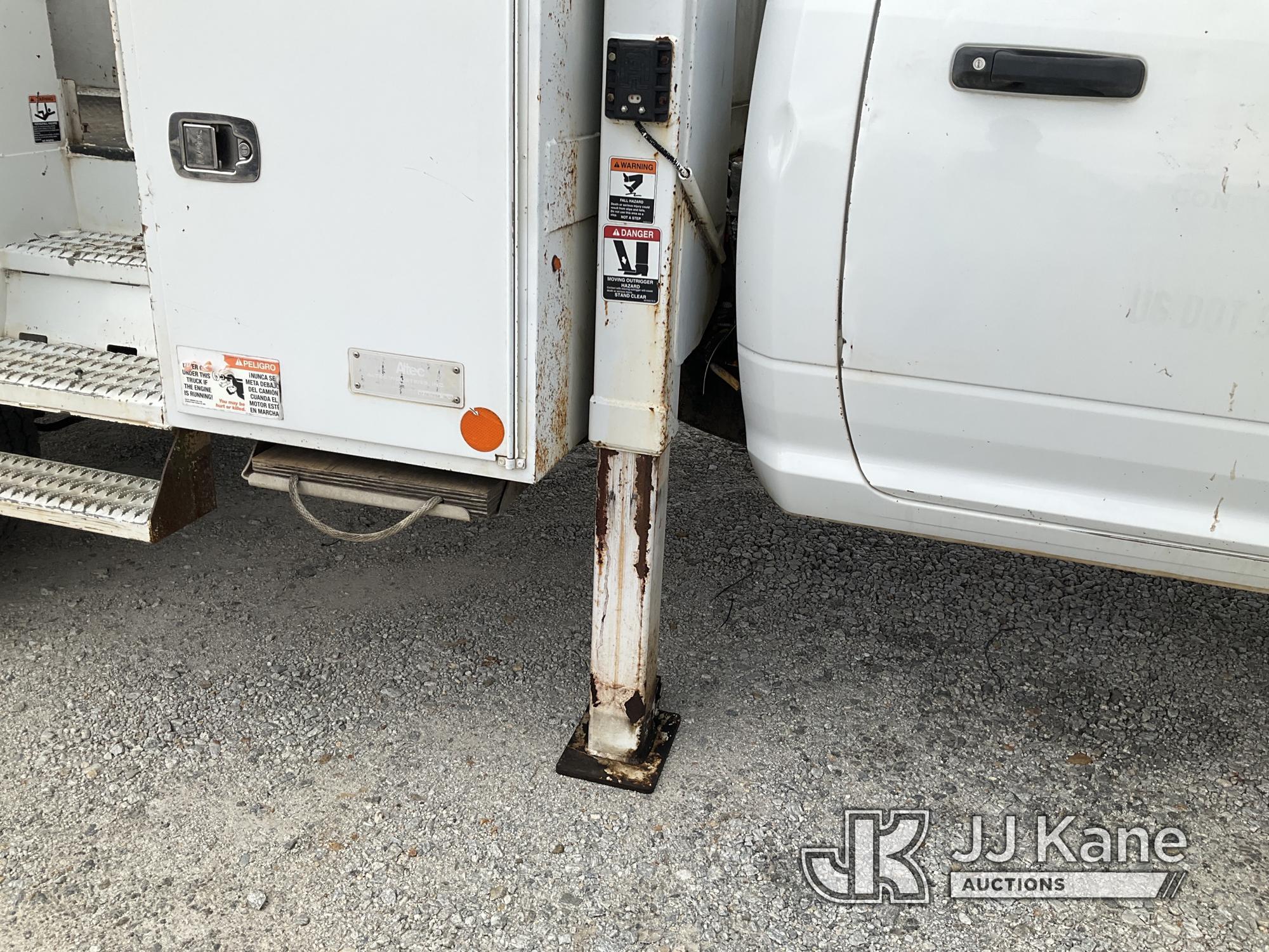 (Villa Rica, GA) Altec AT37G, Articulating & Telescopic Bucket Truck mounted behind cab on 2013 Ram