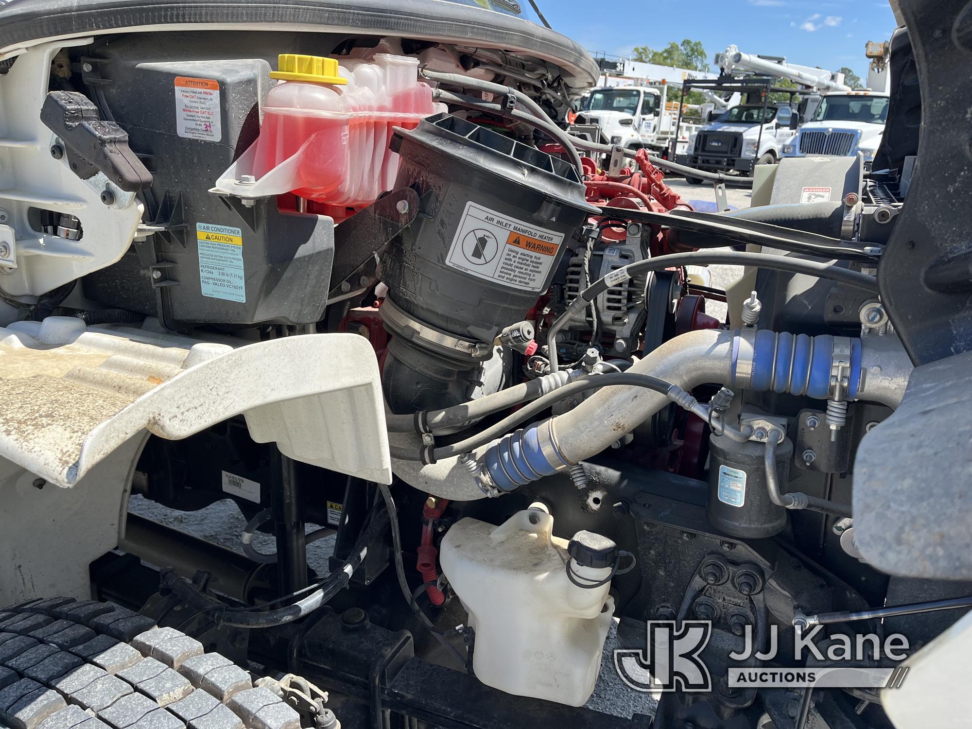 (Chester, VA) Terex Commander C4047, Digger Derrick rear mounted on 2022 Freightliner M2 4x4 Utility