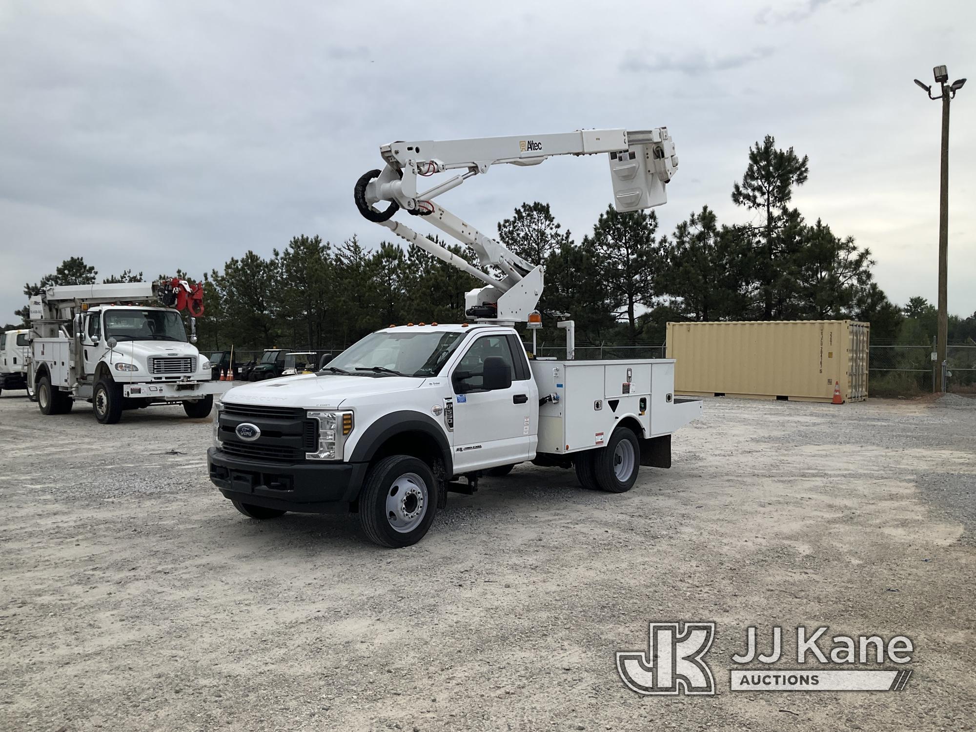 (Villa Rica, GA) Altec AT40G, Articulating & Telescopic Bucket Truck mounted behind cab on 2019 Ford