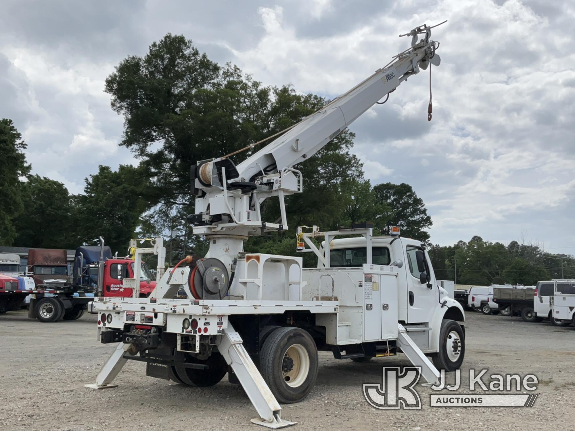 (Charlotte, NC) Altec DC47-TR, Digger Derrick rear mounted on 2019 Freightliner M2 106 Utility Truck