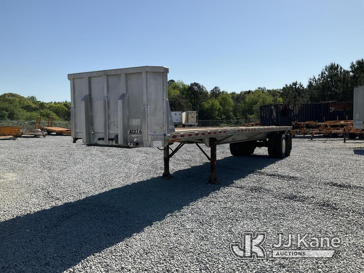 (Villa Rica, GA) 1976 RAVEN T/A High Flatbed Trailer