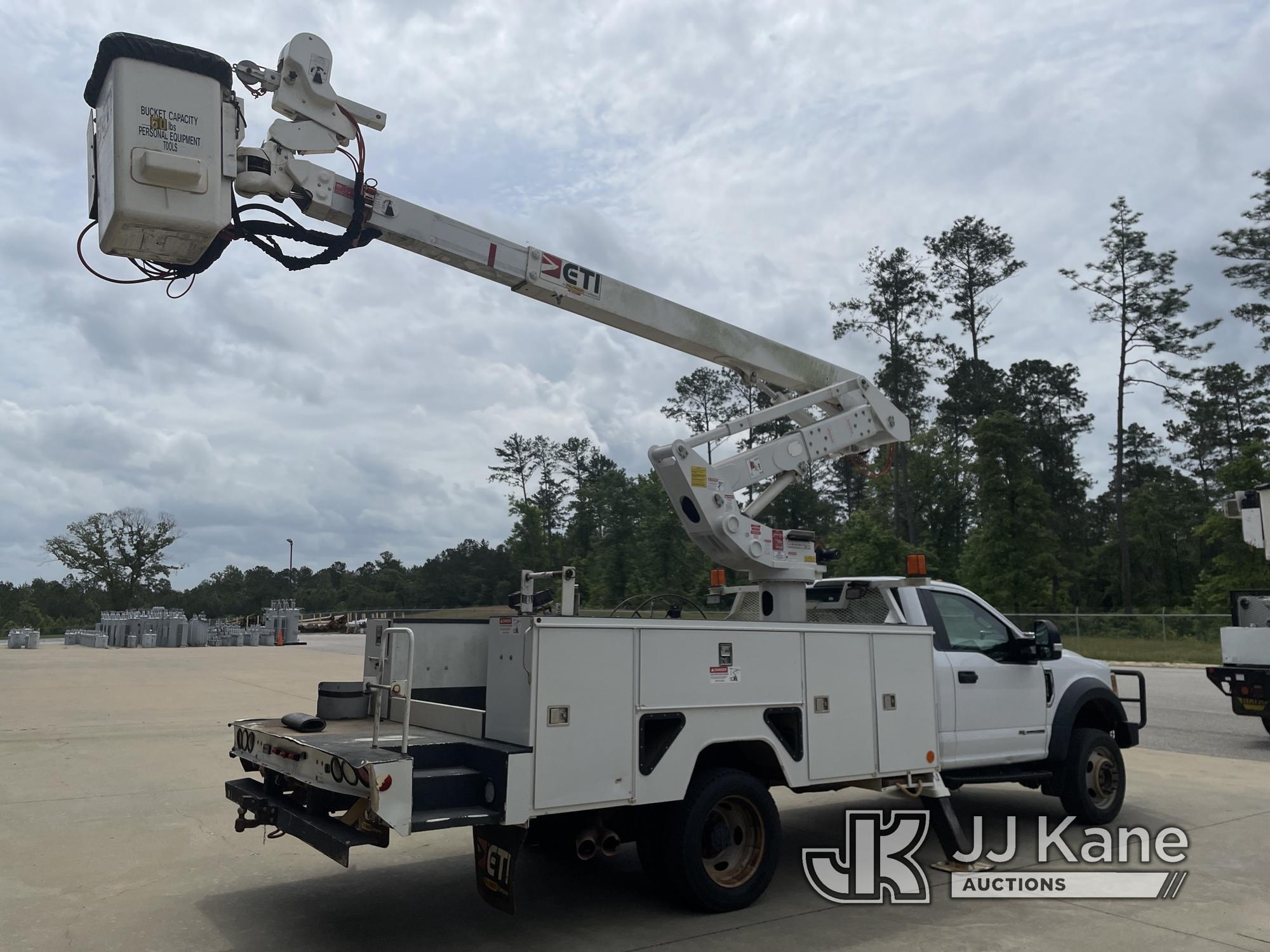 (Jackson, AL) ETI ETCMH40IH, Articulating & Telescopic Material Handling Bucket Truck mounted behind