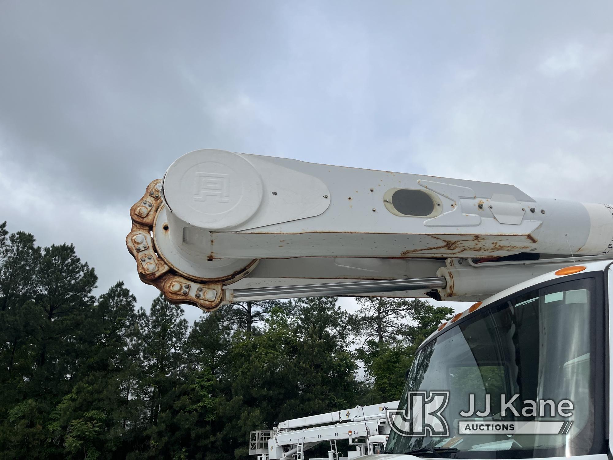 (Chester, VA) Altec AM55-MH, Over-Center Material Handling Bucket Truck rear mounted on 2018 Interna