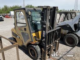 (Verona, KY) 2009 Caterpillar P6000D Rubber Tired Forklift Not Running, Condition Unknown, Steering