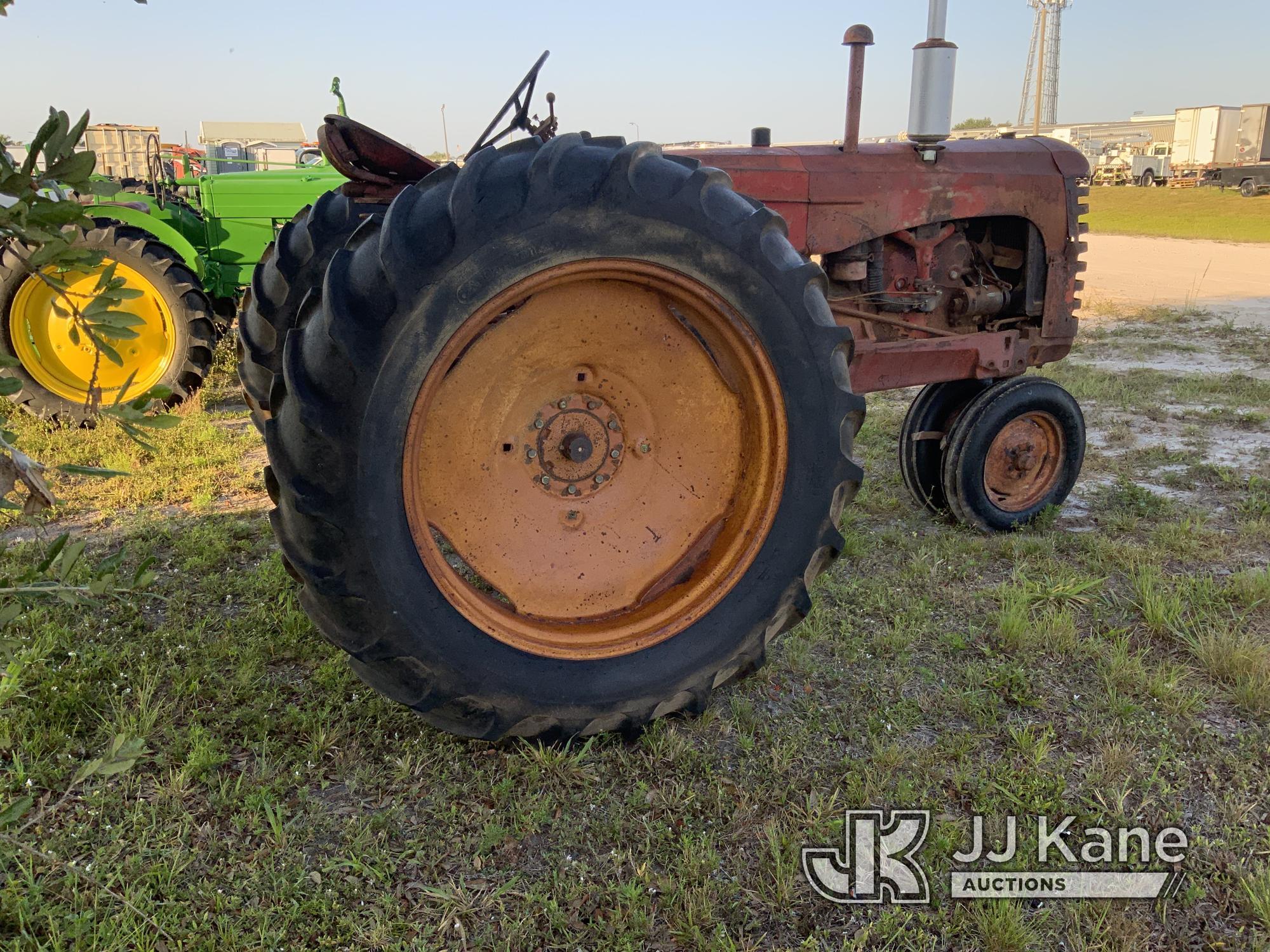 (Westlake, FL) 1950 Massey Harris Utility Tractor Not Running, Condition Unknown