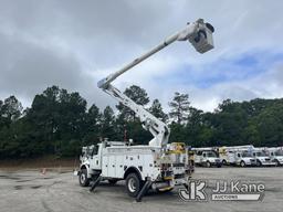 (Chester, VA) Altec AM55, Over-Center Material Handling Bucket Truck rear mounted on 2014 Internatio