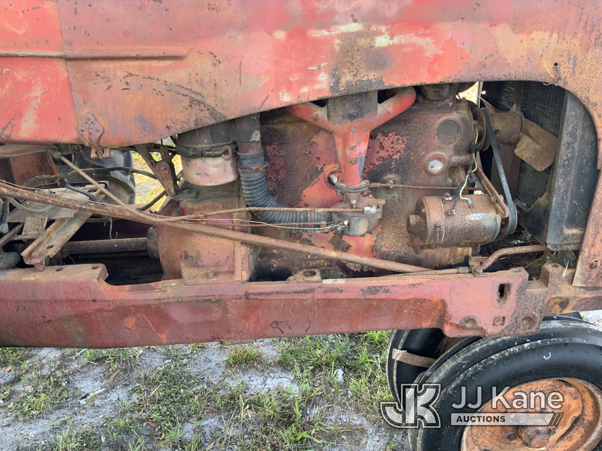 (Westlake, FL) 1950 Massey Harris Utility Tractor Not Running, Condition Unknown