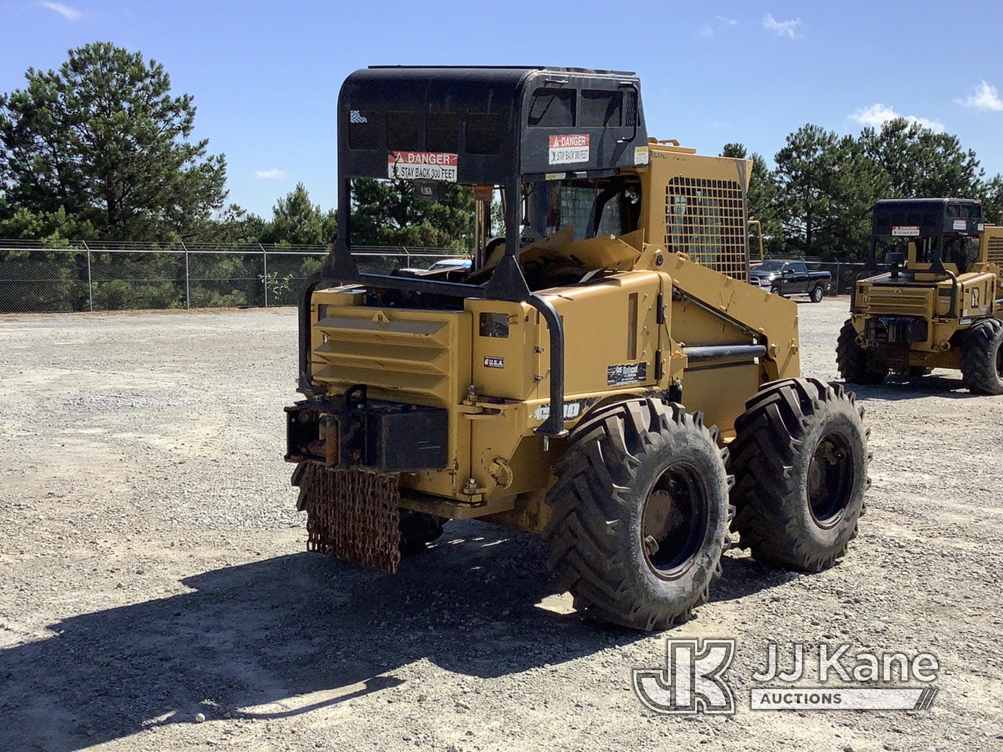 (Villa Rica, GA) 2017 Rayco C100T Rubber Tired Skid Steer Loader Not Running, Condition Unknown, Hou