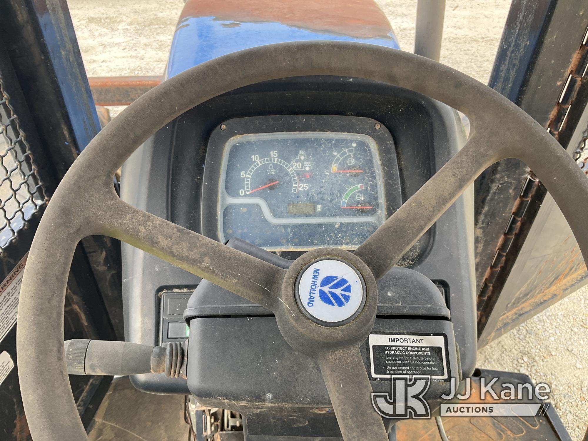 (Villa Rica, GA) 2011 New Holland TS6030 4x4 Rubber Tired Tractor Not Running, Condition Unknown, No