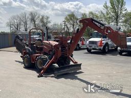 (Owensboro, KY) 2011 Ditch Witch RT80 Rubber Tired Trencher Runs & Operates) (Bad Throttle Pedal) (E