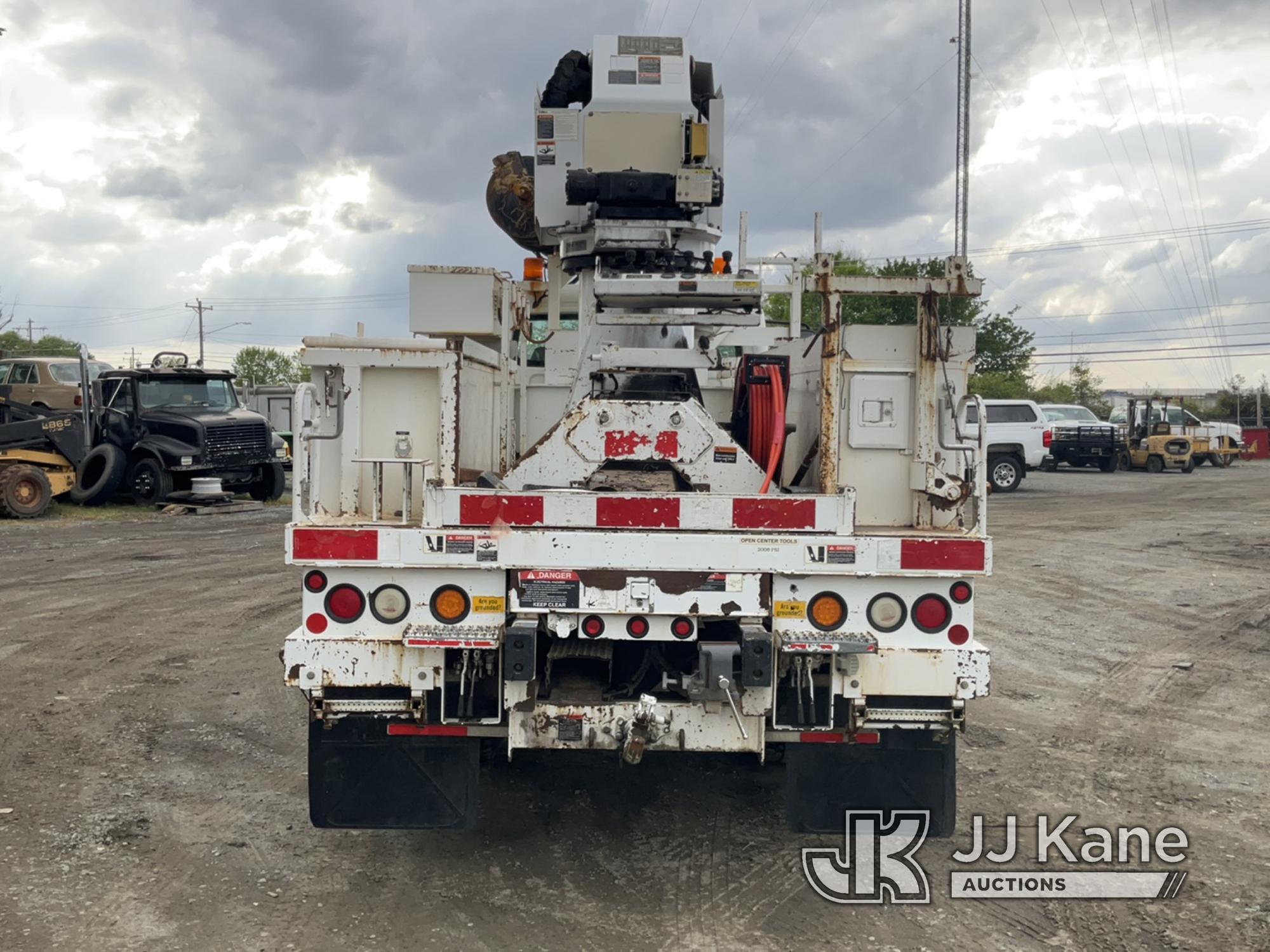 (Charlotte, NC) Altec DM47-BR, Digger Derrick rear mounted on 2010 Freightliner M2-106 Utility Truck