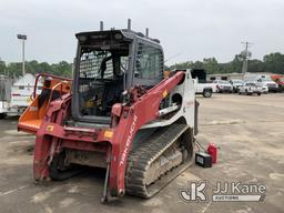 (Conway, AR) 2017 Takeuchi TL12 Skid Steer Loader Not Running, Condition Unknown, Cab Glass Broken,