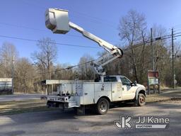(Graysville, AL) Altec AT37G, Articulating & Telescopic Bucket Truck mounted behind cab on 2015 Ford
