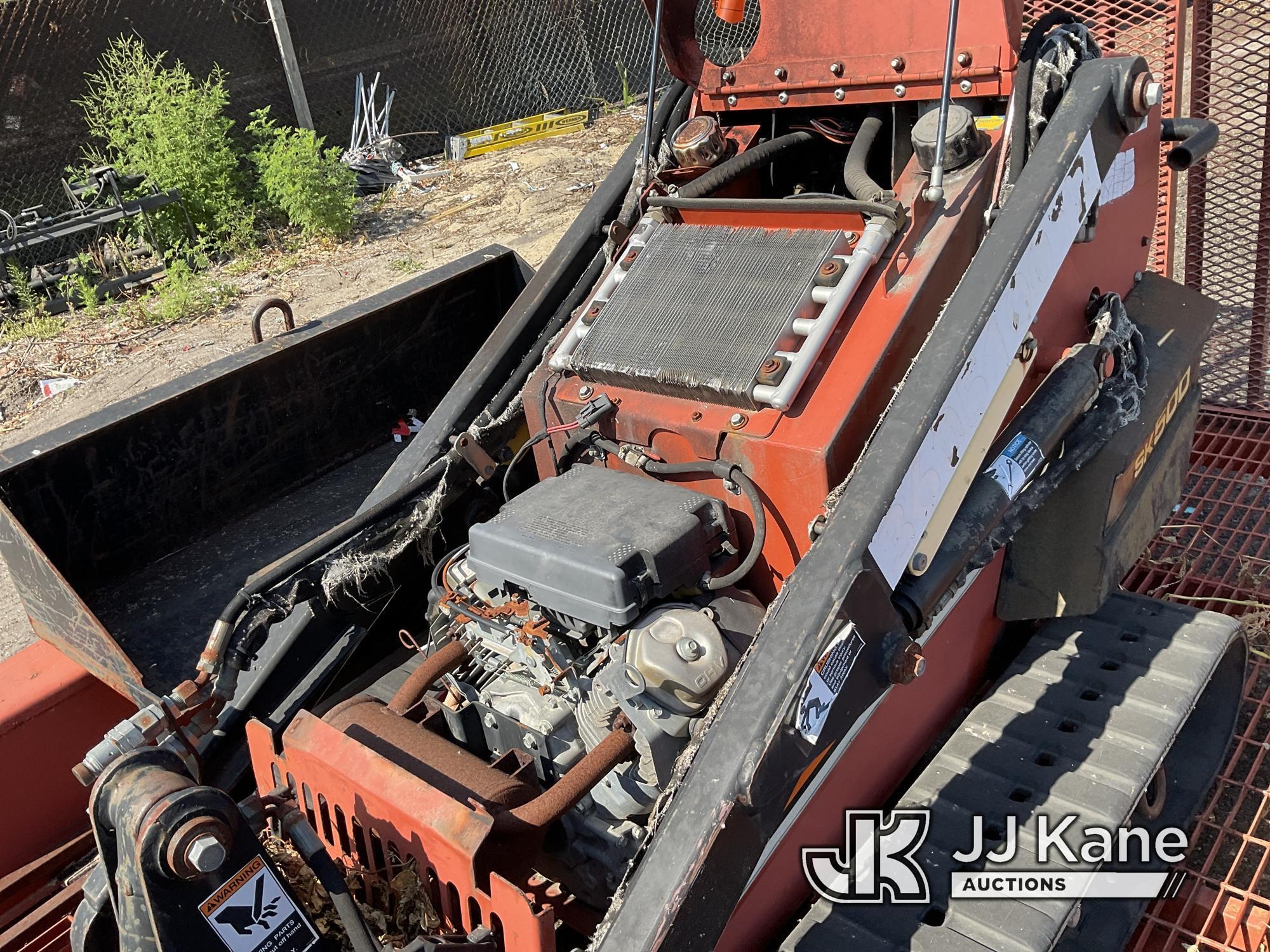 (Tampa, FL) 2005 Ditch Witch SK500 Walk-Behind Crawler Trencher Not Running, Condition Unknown