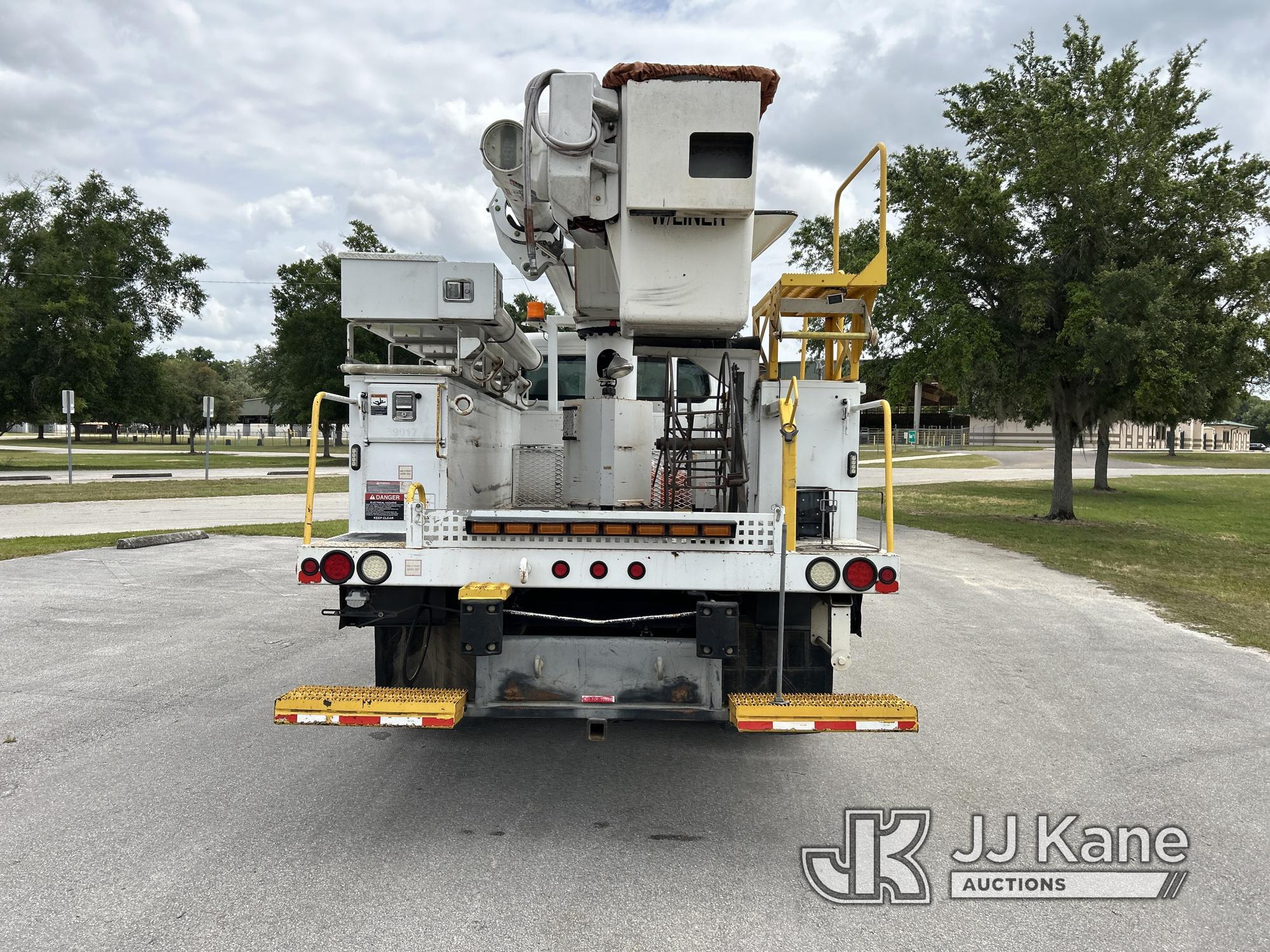 (Ocala, FL) Altec L42A, Over-Center Bucket Truck center mounted on 2012 Freightliner M2 106 Utility