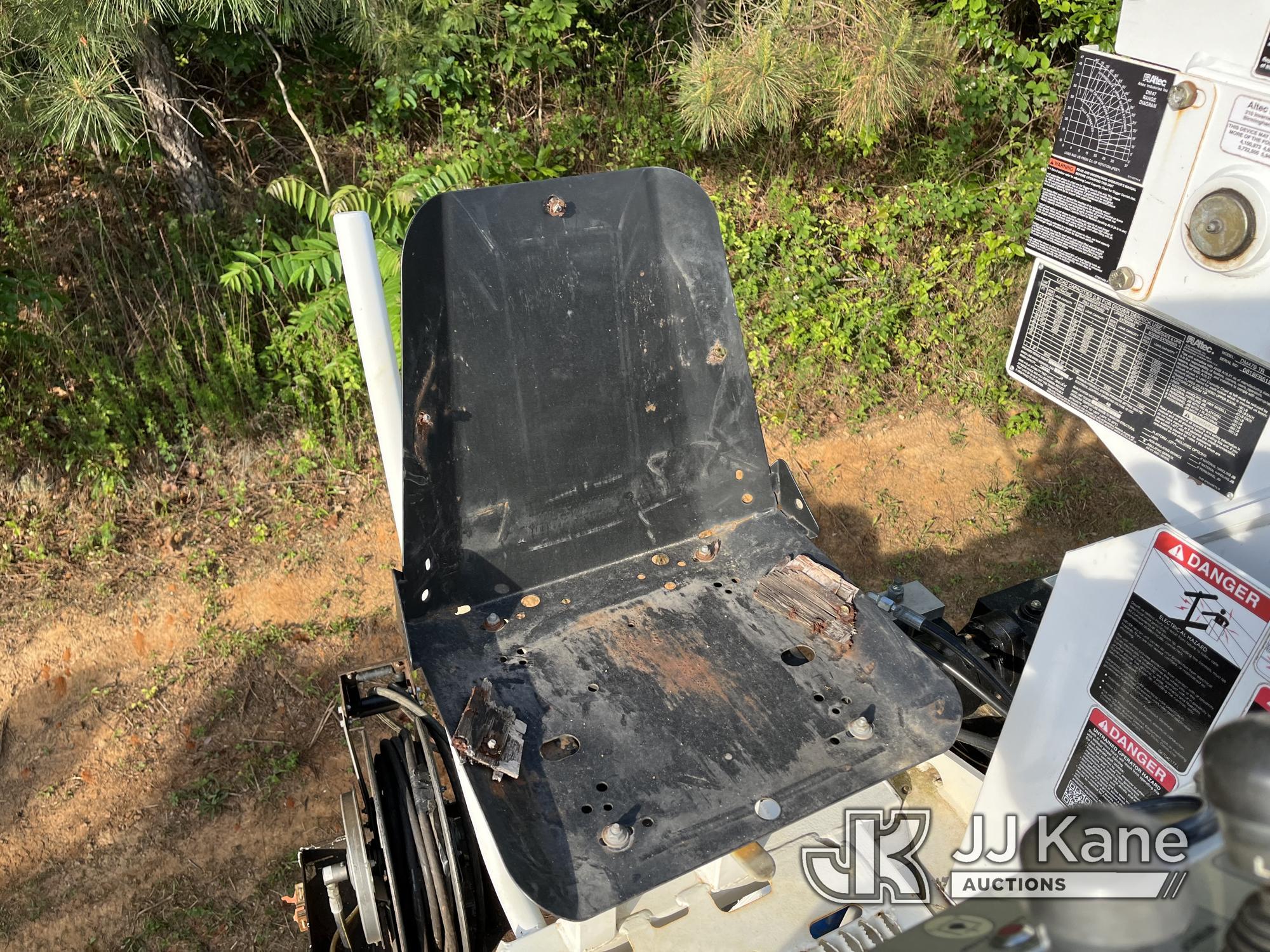 (Chester, VA) Altec DM47B-TR, Digger Derrick rear mounted on 2020 International HV507 4x4 Utility Tr