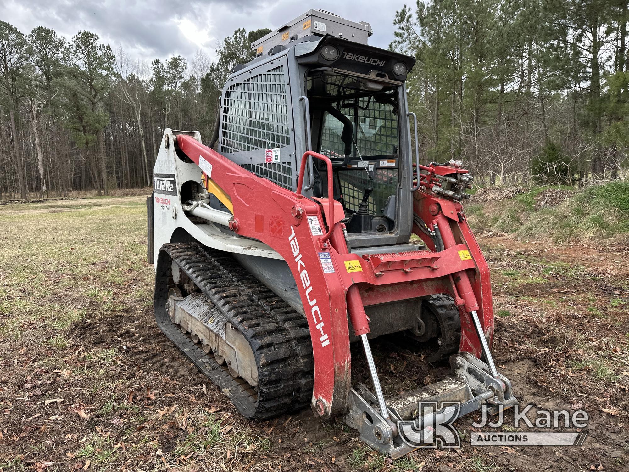 (Wakefield, VA) 2019 Takeuchi TLR12R2 High Flow Crawler Skid Steer Loader Runs, Moves, Operates, No