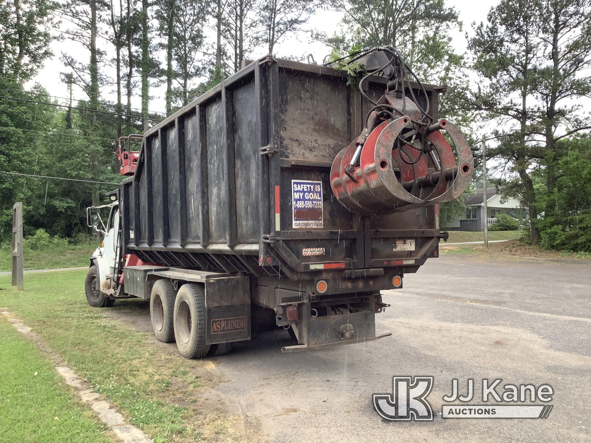 (Graysville, AL) Prentice 2124, Grappleboom Crane mounted behind cab on 2007 Sterling Acterra Dump D