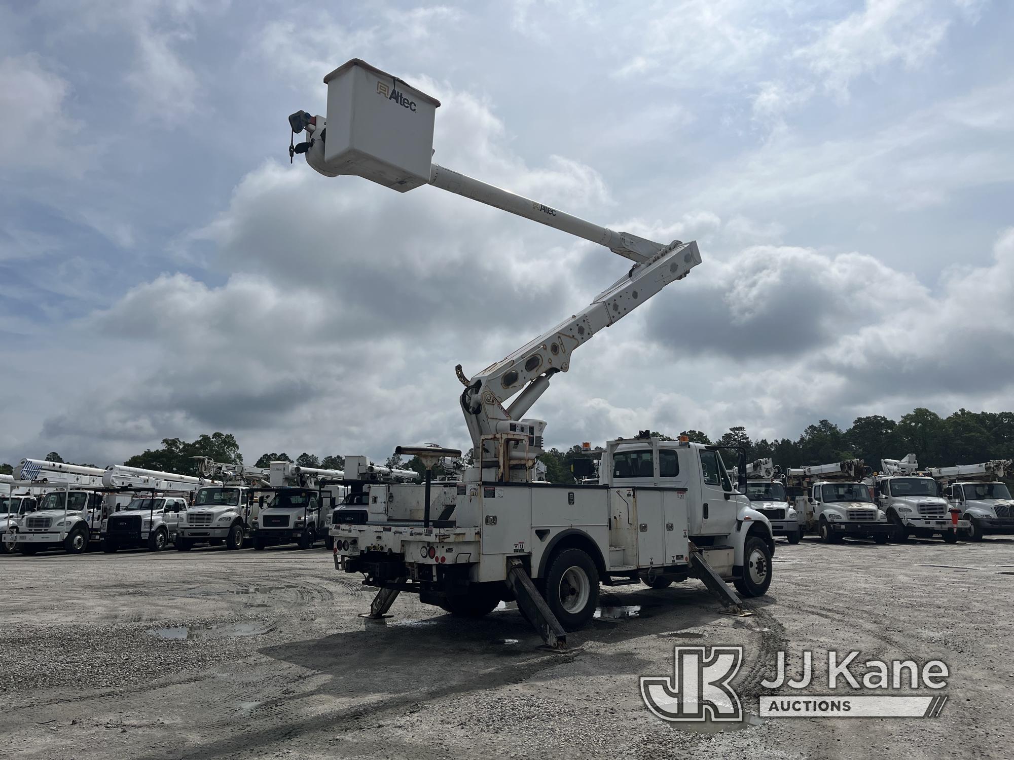 (Chester, VA) Altec AM55-MH, Over-Center Material Handling Bucket Truck rear mounted on 2018 Interna