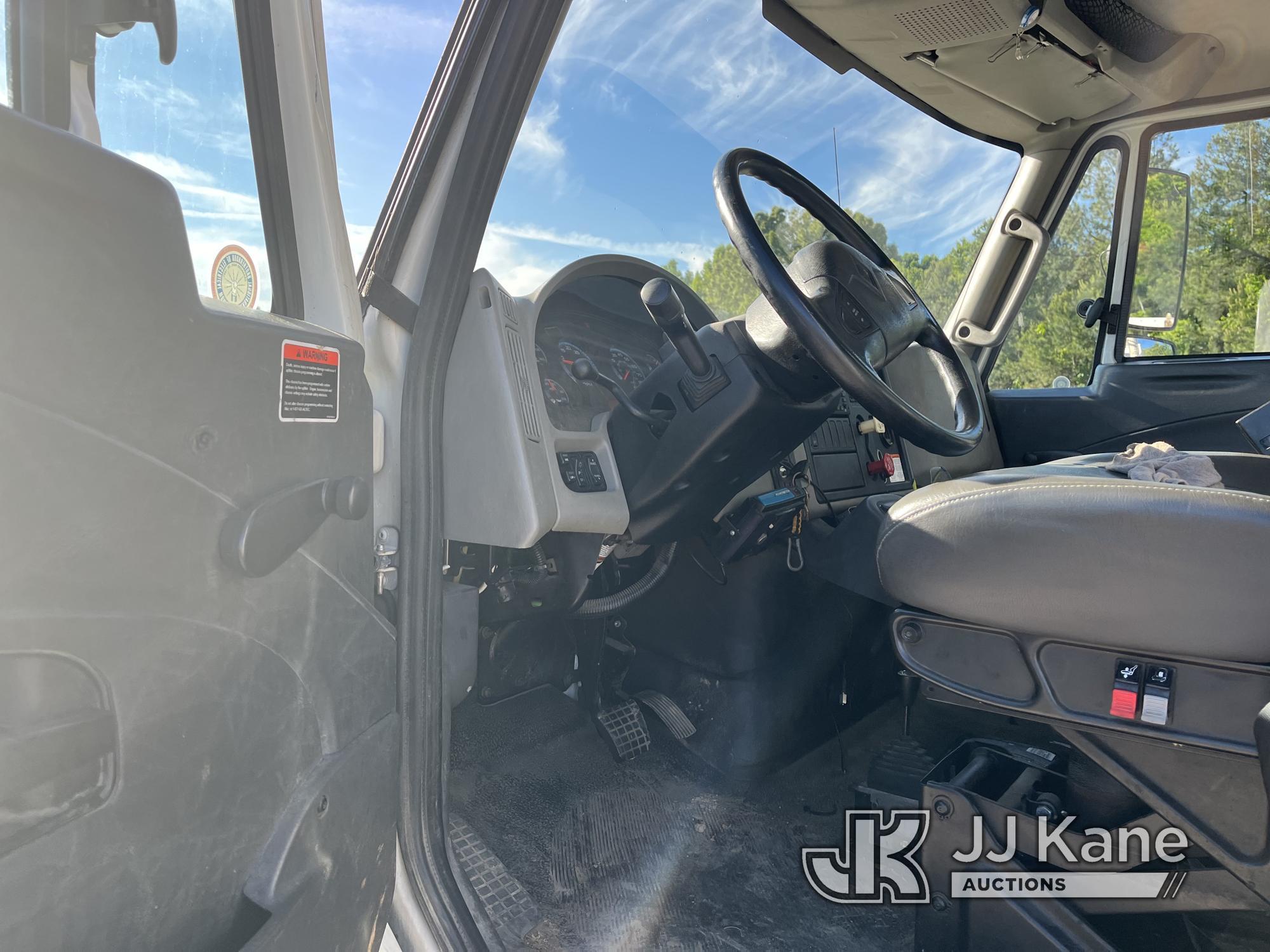 (Chester, VA) Altec AM55, Over-Center Material Handling Bucket Truck rear mounted on 2014 Internatio