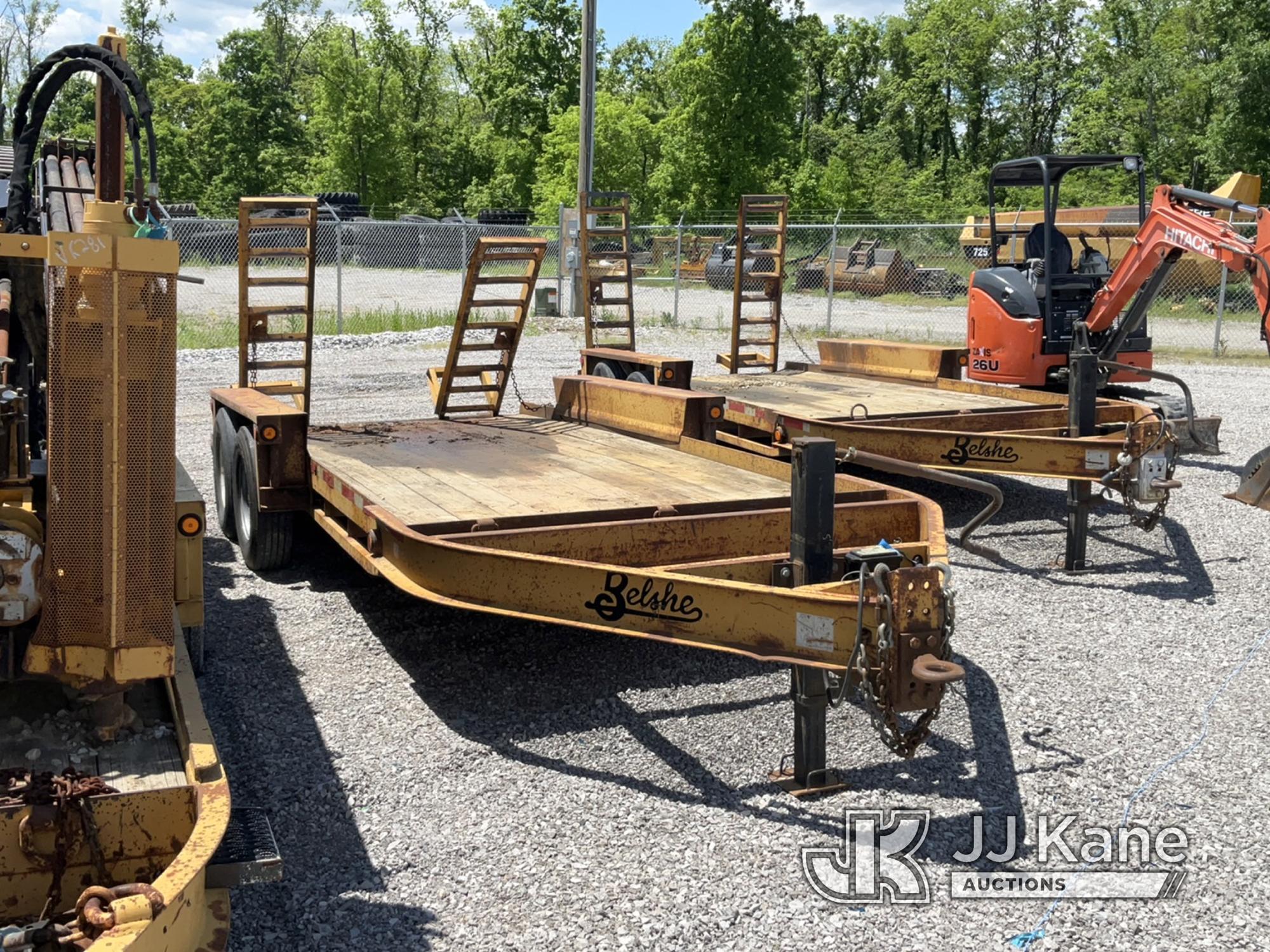 (Verona, KY) 2012 Belshe Industries WB14-2EP T/A Tagalong Equipment Trailer No Title