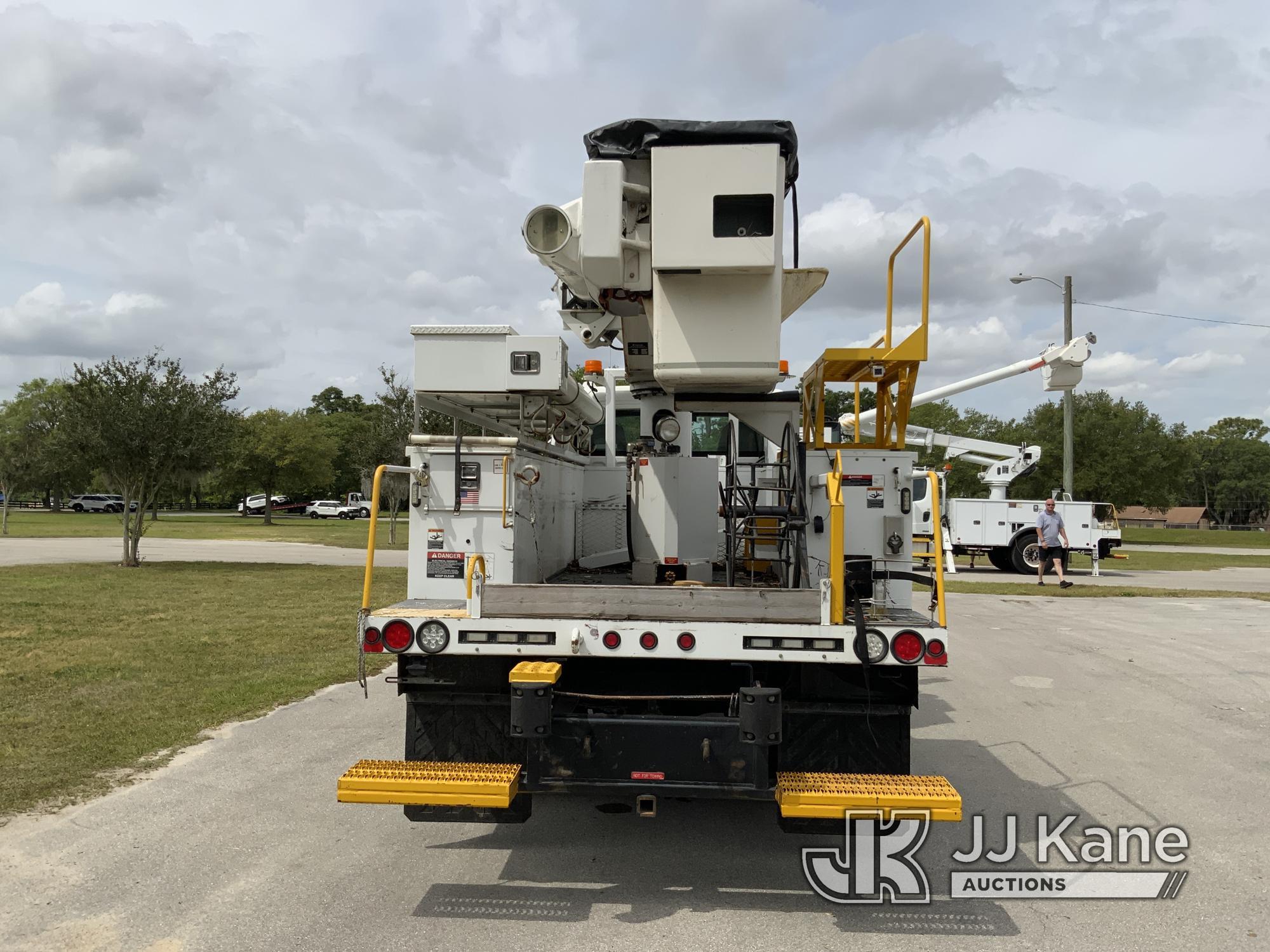 (Ocala, FL) Altec L42A, Over-Center Bucket Truck center mounted on 2014 Freightliner M2 106 Utility