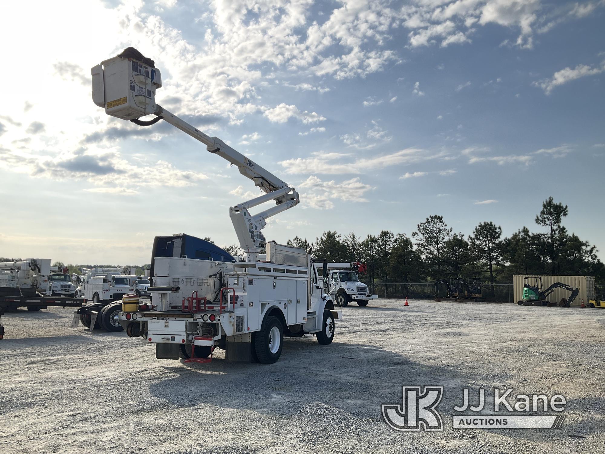 (Villa Rica, GA) Altec TA45P, Articulating & Telescopic Bucket Truck mounted behind cab on 2018 Frei