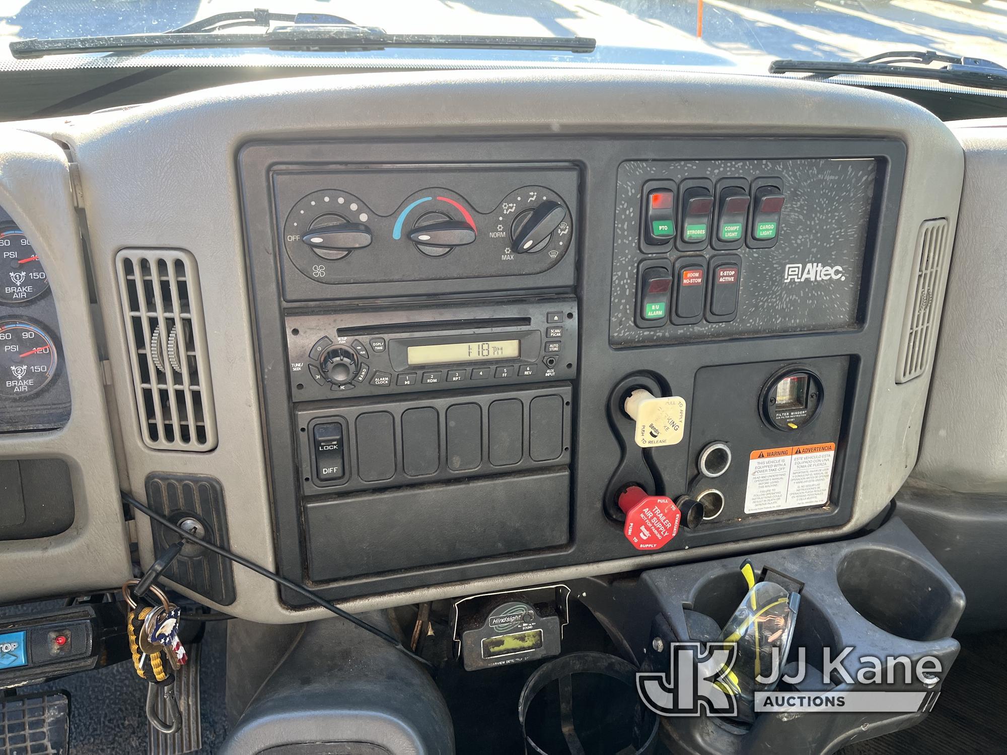 (Chester, VA) Altec AM55, Over-Center Material Handling Bucket Truck rear mounted on 2014 Internatio