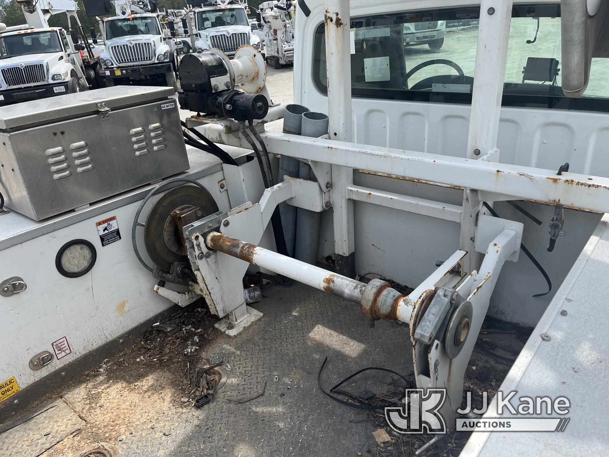 (Chester, VA) Altec TA40P, Telescopic Non-Insulated Cable Placing Bucket Truck rear mounted on 2016