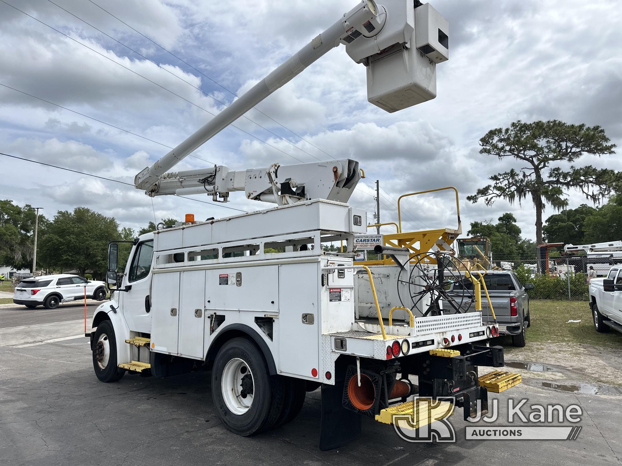 (Ocala, FL) Altec L42A, Over-Center Bucket Truck center mounted on 2013 Freightliner M2 106 Utility