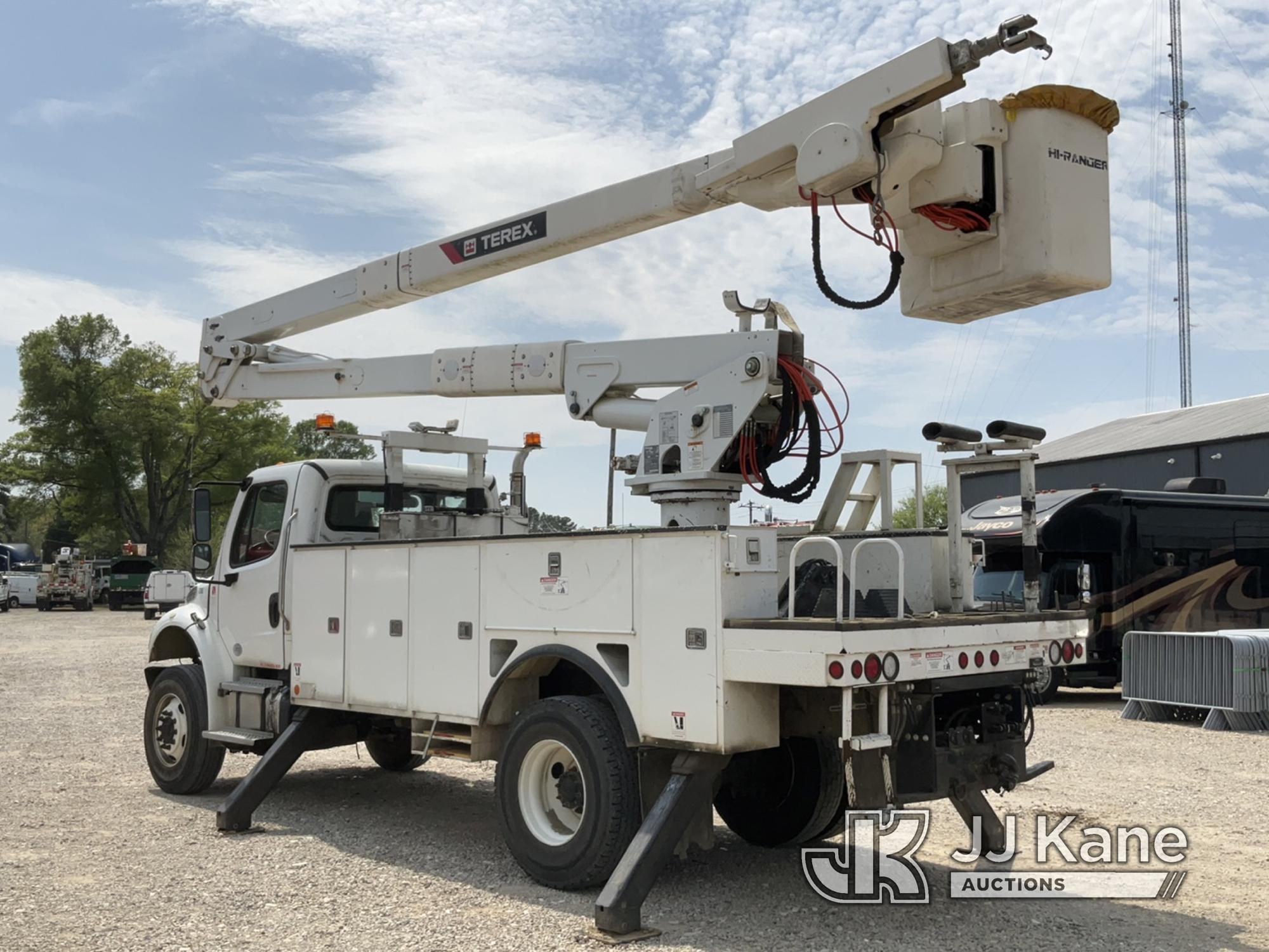 (Charlotte, NC) HiRanger TC55-MH, Material Handling Bucket Truck rear mounted on 2019 Freightliner M