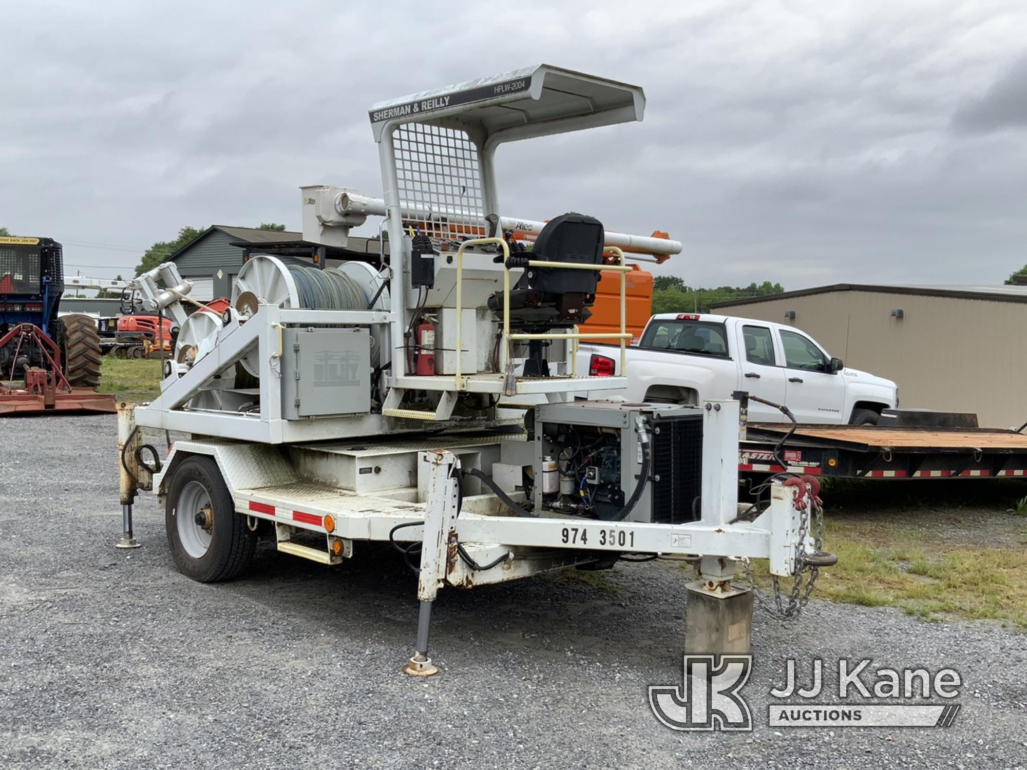 (Shelby, NC) 2013 Sherman Reilly HPLW2004A 4-Drum Pilot Line Winder Runs) (Does Not Move, Condition