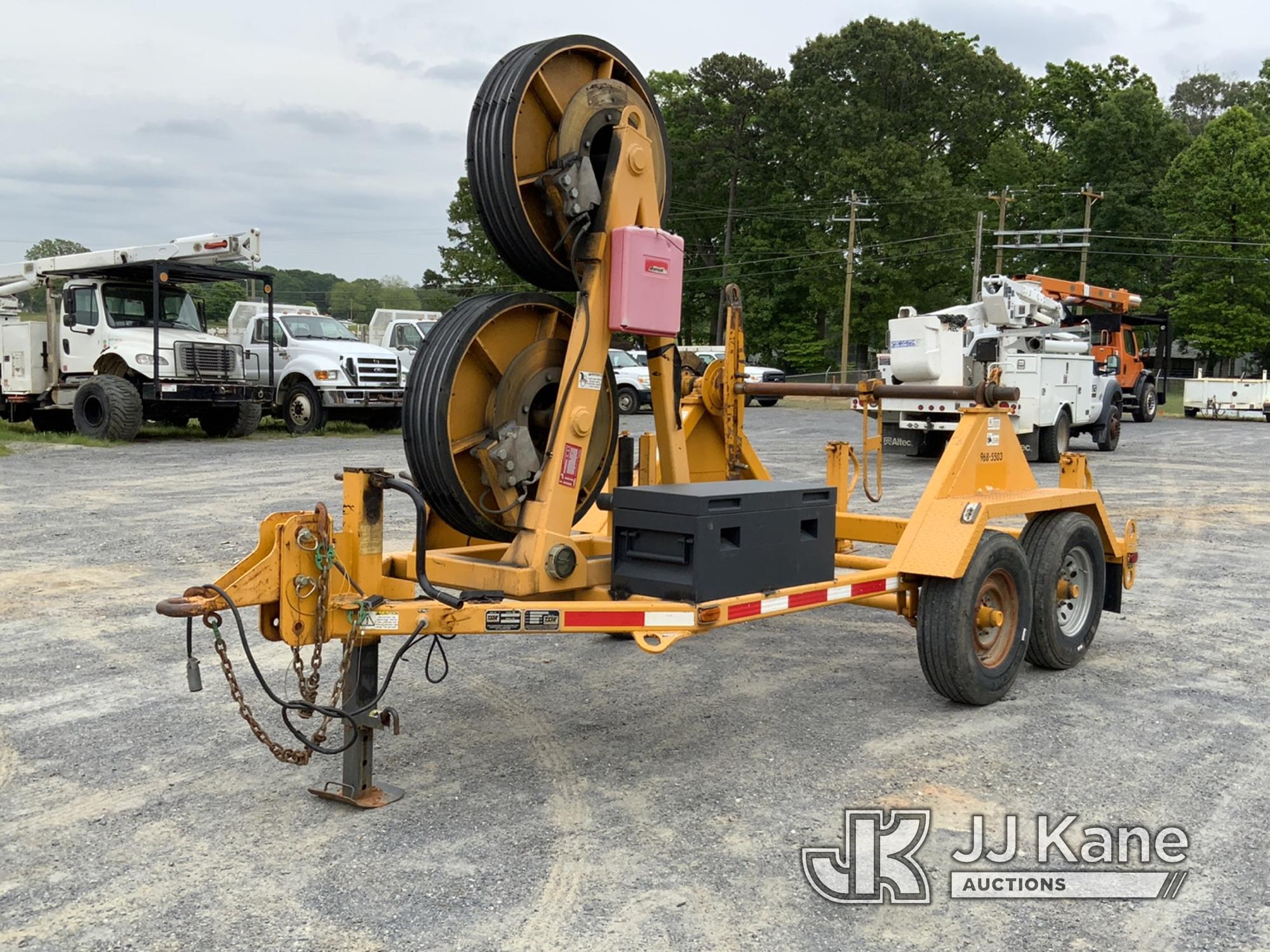 (Shelby, NC) 2015 International T3036 Bull Wheel Tensioner/Reel Carrier Trailer