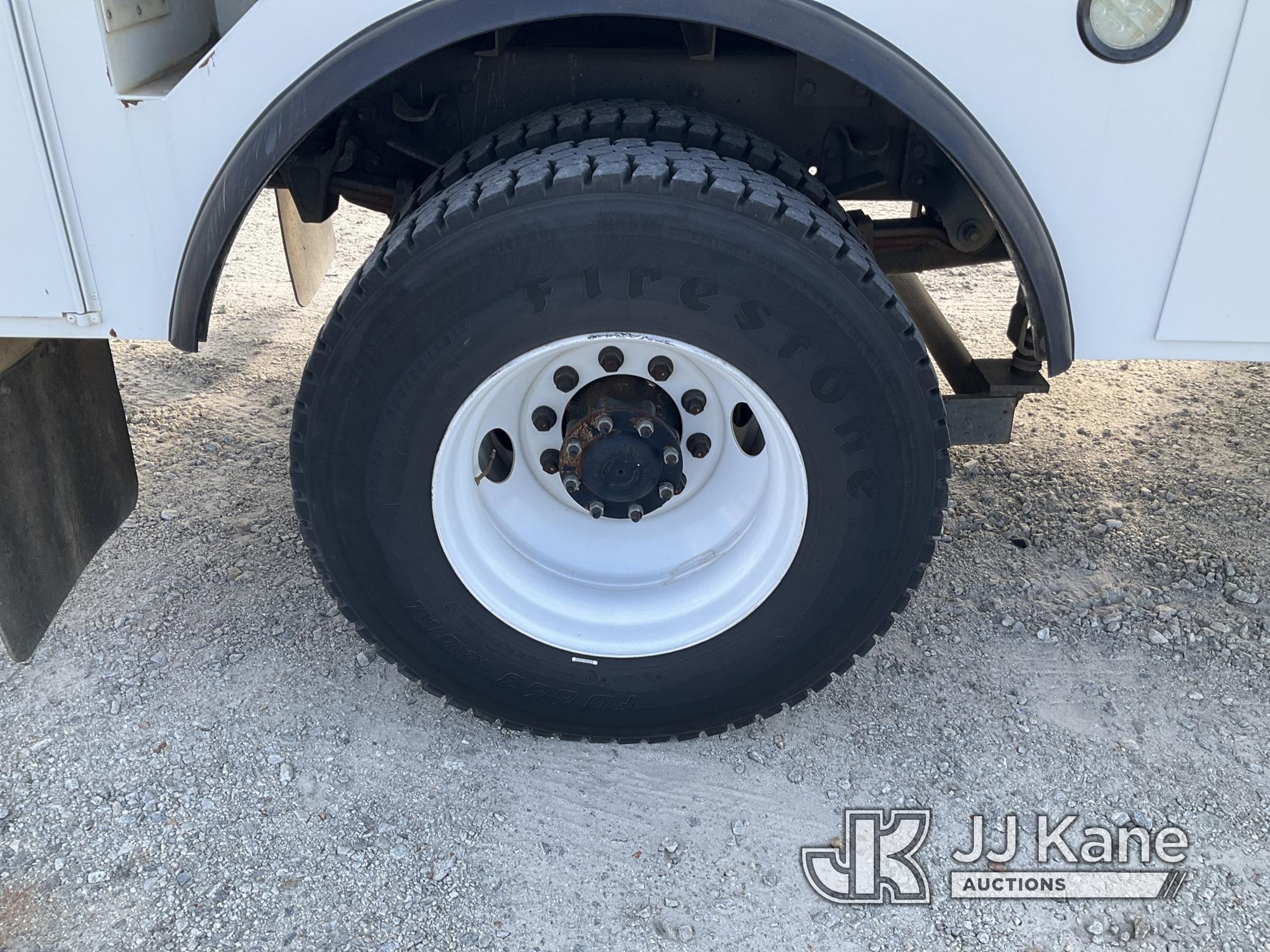 (Villa Rica, GA) Altec TA45P, Articulating & Telescopic Bucket Truck mounted behind cab on 2018 Frei