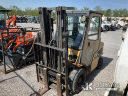 (Verona, KY) 2009 Caterpillar P6000D Rubber Tired Forklift Not Running, Condition Unknown, Steering