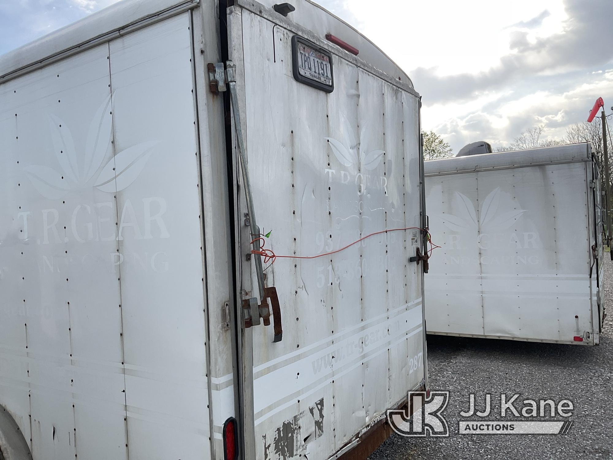 (Verona, KY) 2013 United Expressline U-818TA52 T/A Enclosed Cargo Trailer No Title, Certificate of R