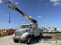 (Westlake, FL) Terex Commander 4047, Digger Derrick rear mounted on 2007 Peterbilt 335 Utility Truck