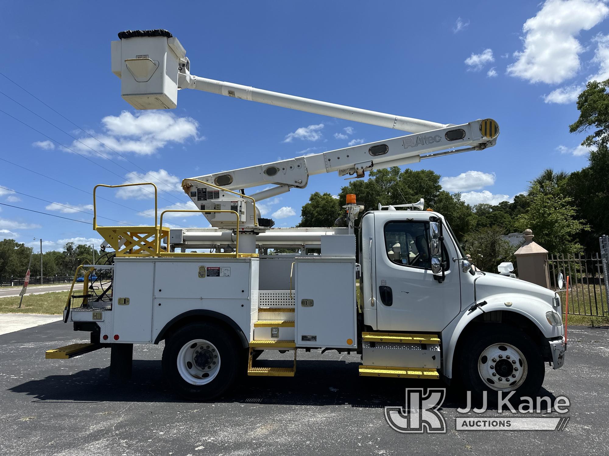 (Ocala, FL) Altec L42A, Over-Center Bucket Truck center mounted on 2013 Freightliner M2 106 Utility