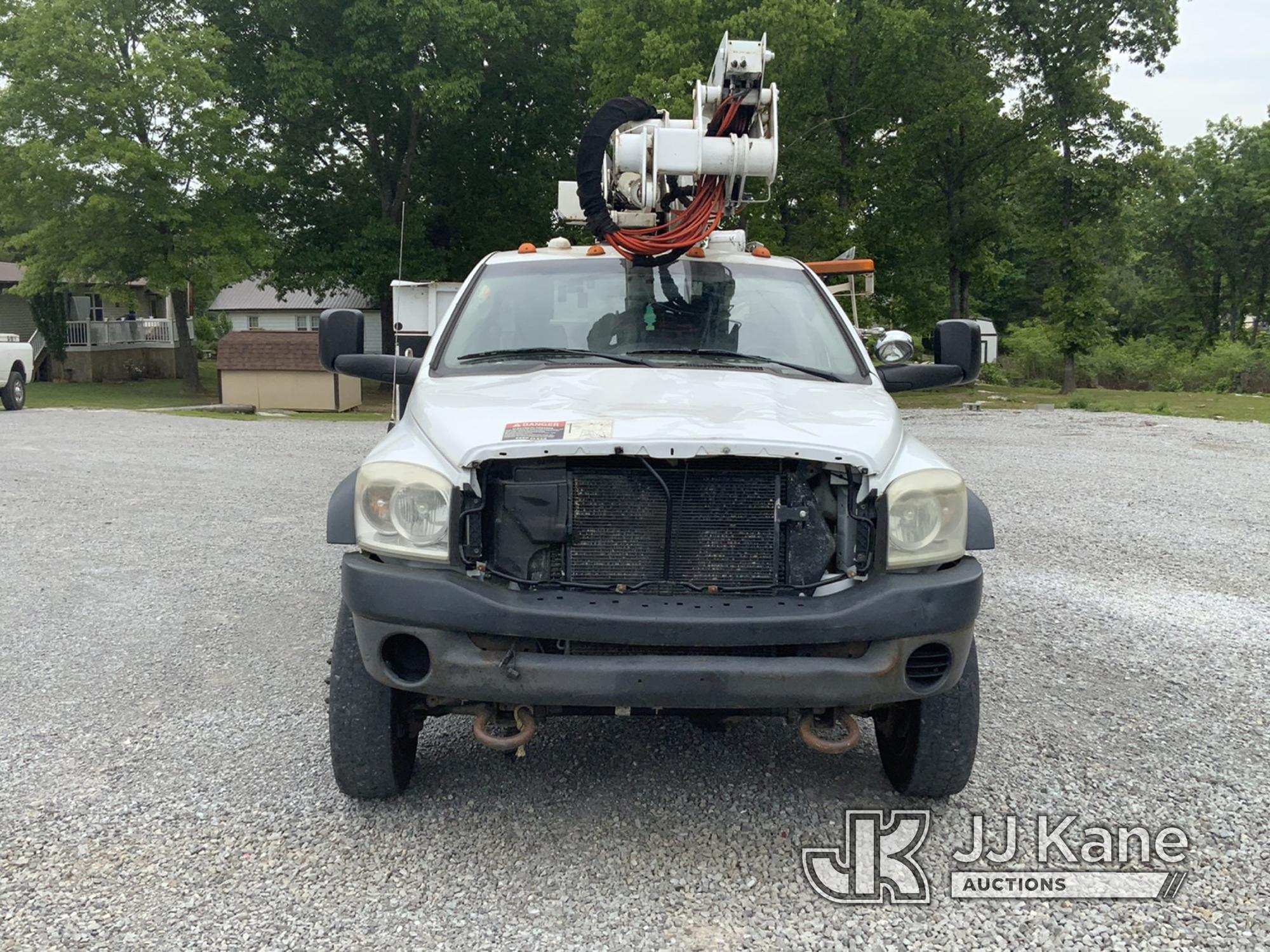 (New Tazewell, TN) Altec AT37G, Articulating & Telescopic Bucket Truck mounted behind cab on 2010 Do