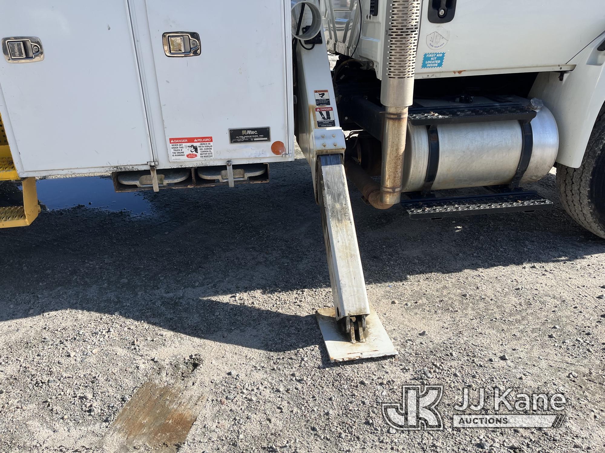 (Chester, VA) Altec AM55, Over-Center Material Handling Bucket Truck rear mounted on 2014 Internatio