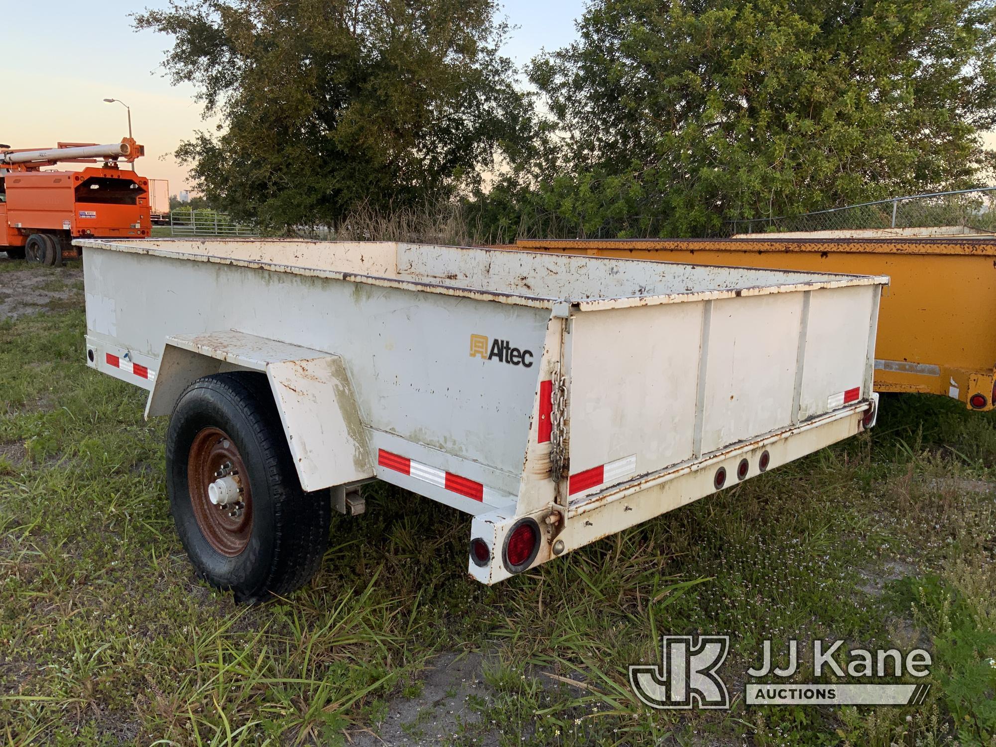 (Westlake, FL) 2017 Altec TC 1249 S/A Material Trailer Rust) (FL Residents Purchasing Titled Items -